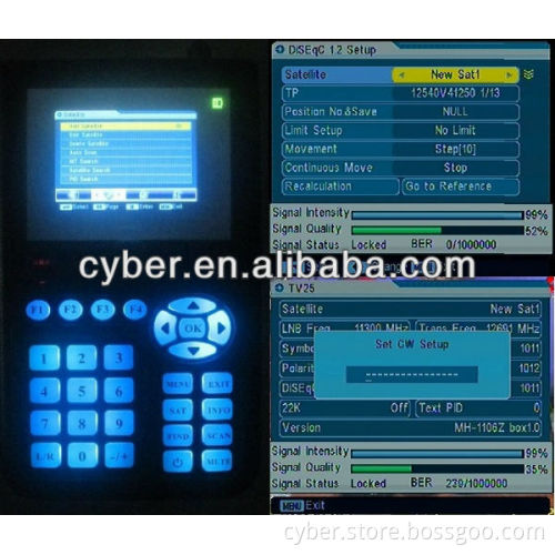2012 Mini MH-1106 DIGITAL SATELLITE FINDER USB Cable Fully DVB Compliant Digital Satellite Finder Meter